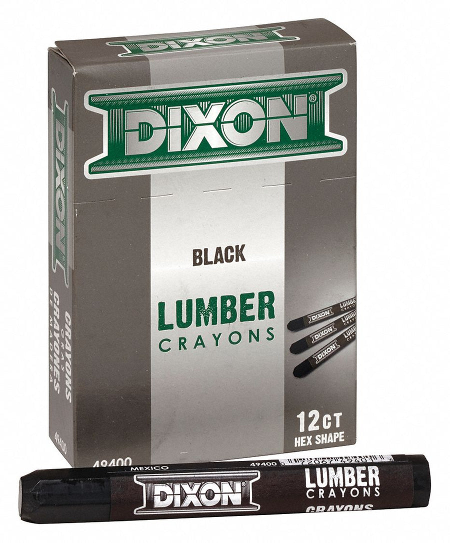 Dixon Lumber Crayons Hex shape - pack of 12
