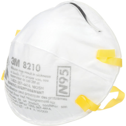 3M 8210 Particulate Respirators, N95, NIOSH Certified