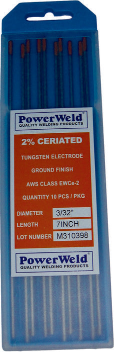 Tungsten 2% Ceriated Gray (10 stick)