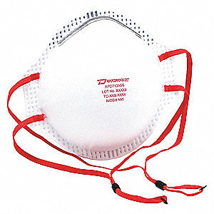 DYNAMIC SAFETY Particulate Respirator, N95, NIOSH Certified, One Size