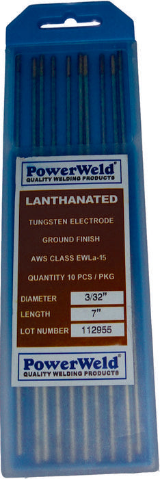 Tungsten 1% RE Lanthanated Black (10 stick)
