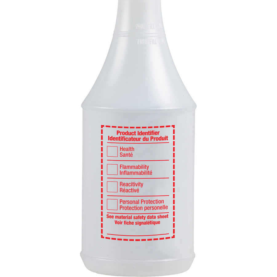 24oz Round Spray Bottle with WHMIS Label