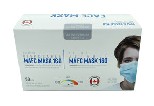 MAFC Surgical Disposable Face Mask 160 MADE IN CANADA Level 3