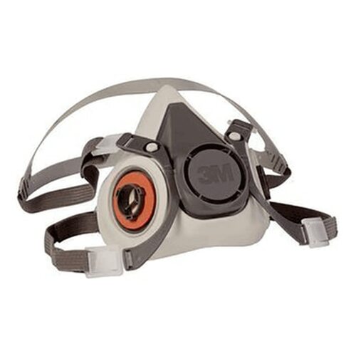 3M 6000 Series Half Facepiece Reusable Respirator, Thermoplastic Small 3M6100