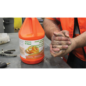Orange Hand Cleaner, Pumice, 3.6 L, Jug, Orange